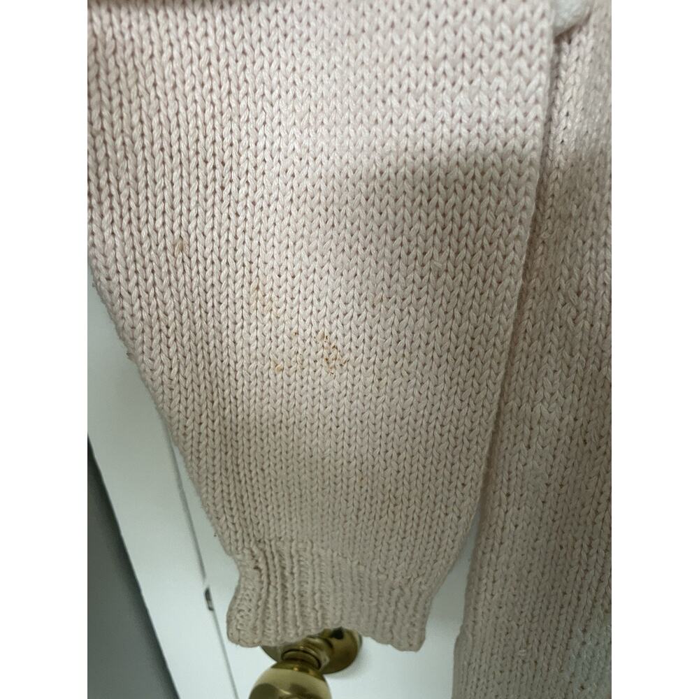 Vtg Marisa Christina Classics Hand Knitted Easter Sweater Medium Bunnies Rabbit - Picture 6 of 8